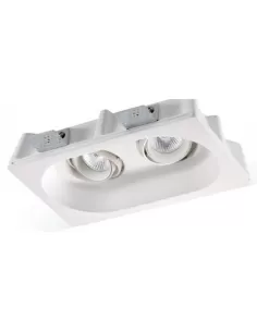 Pan international inc1505 ecuba recessed gu5 3 12v max2x35w plaster